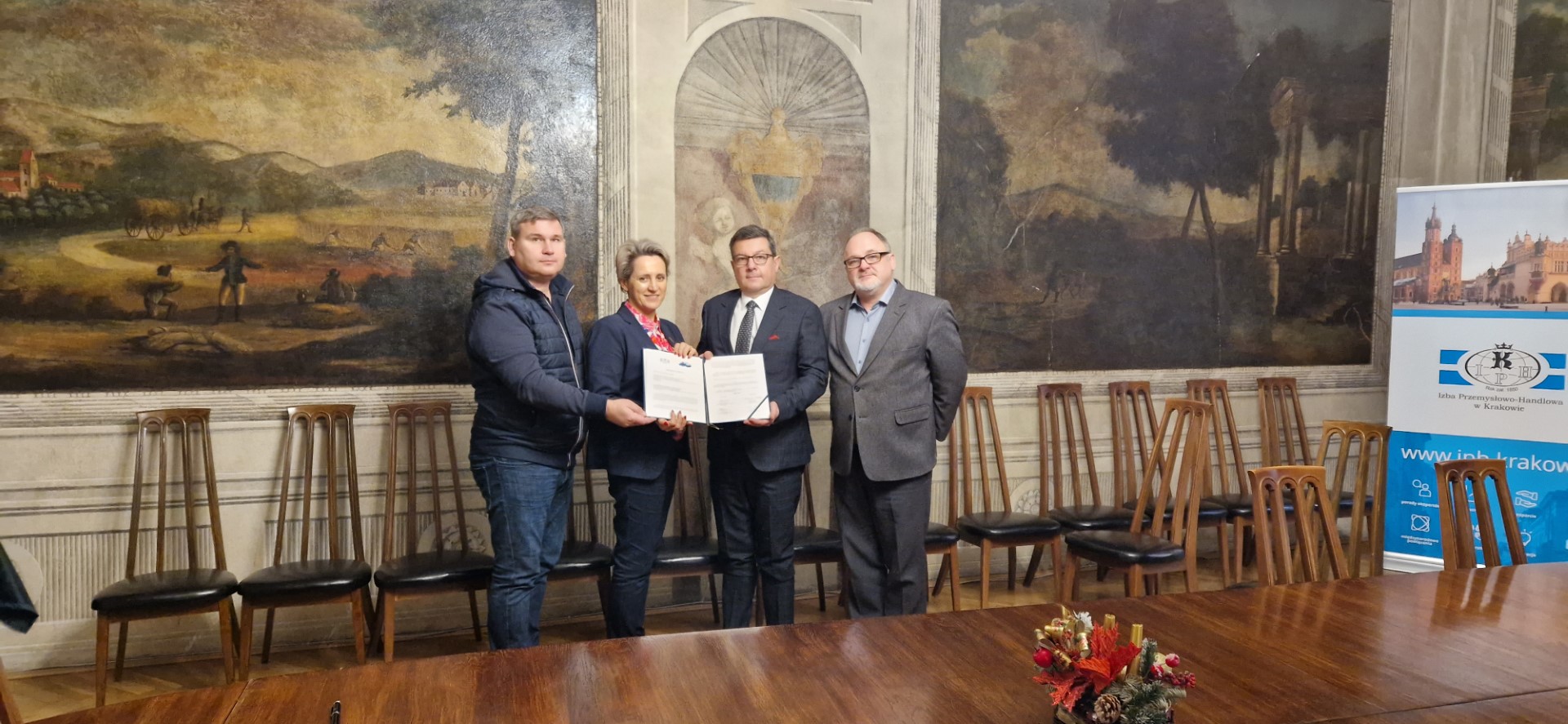 Izba Przemysłowo-Handlowa w Krakowie podpisała Porozumienie o współpracy z Izbą Gospodarczą Dorzecza Raby z siedzibą w Dobczycach