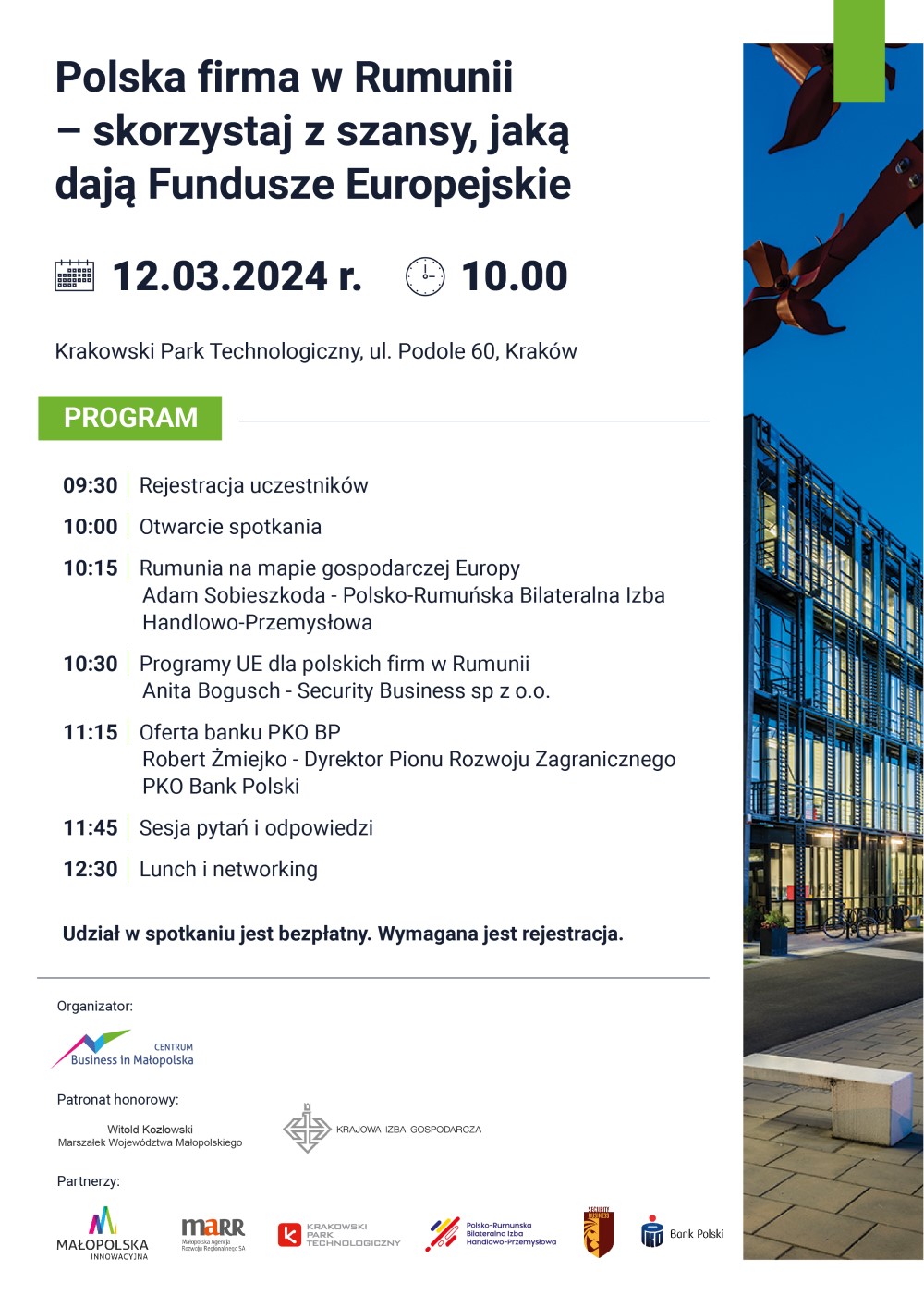 Agenda Konferencja Rumunia